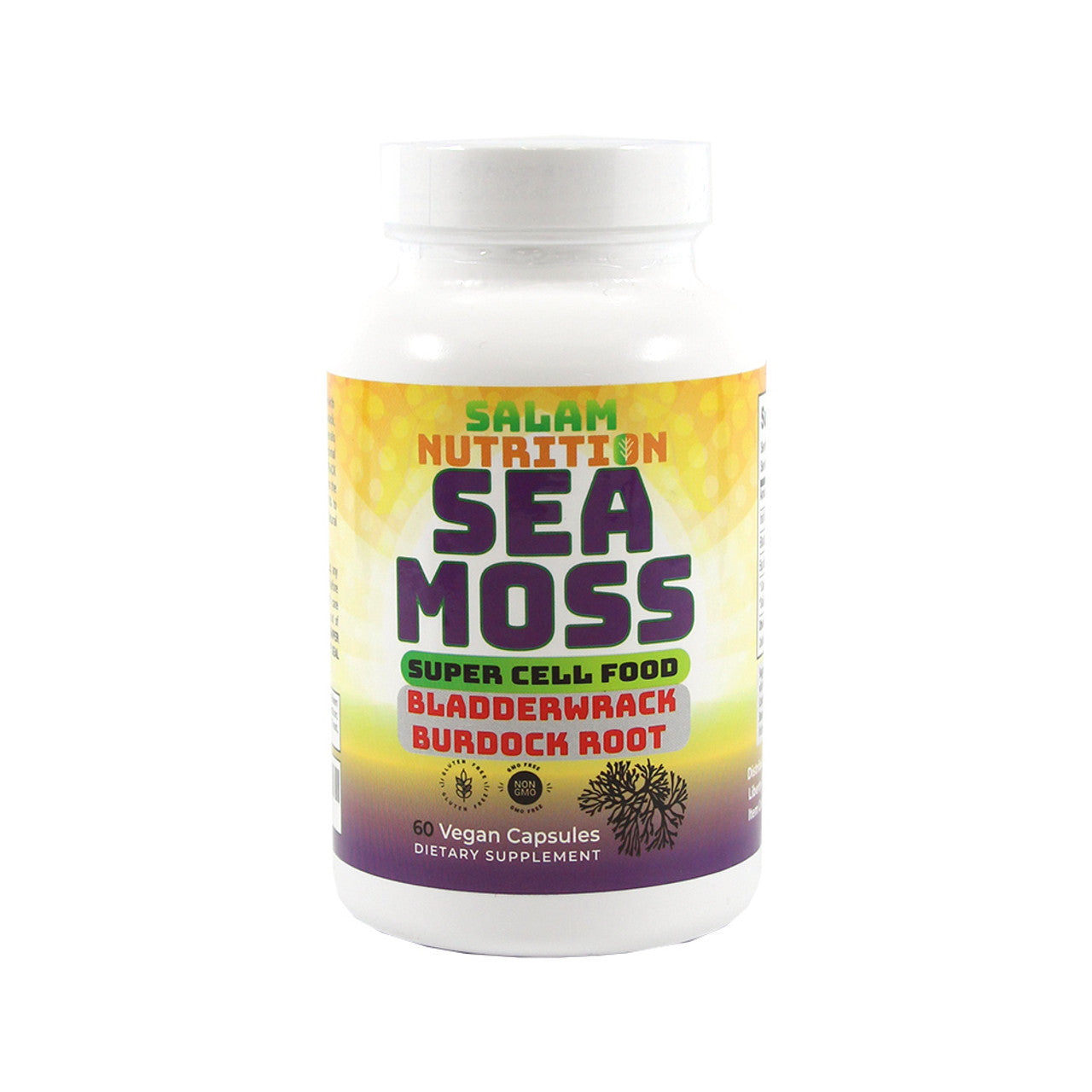 Sea Moss Super Cell with Bladder Wack & Burdock Root Capsules