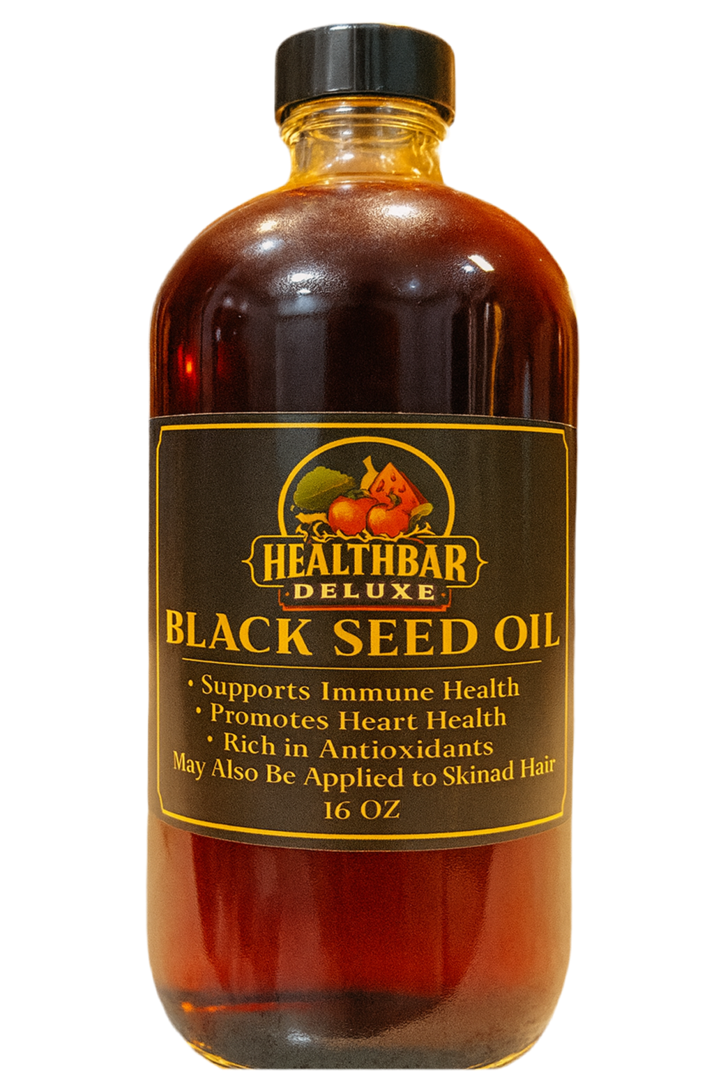 HealthBar Deluxe Black Seed Oil – 16 oz